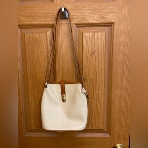 Valentina crossbody and bucket bottom leather purse